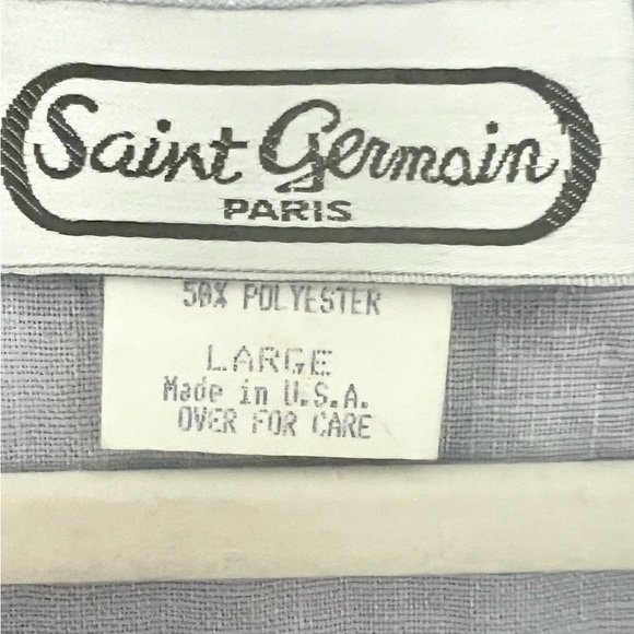 RARE FIND - Vintage Saint Germain Paris Lavender Dainty Lace Overlay Blouse - Picture 5 of 9